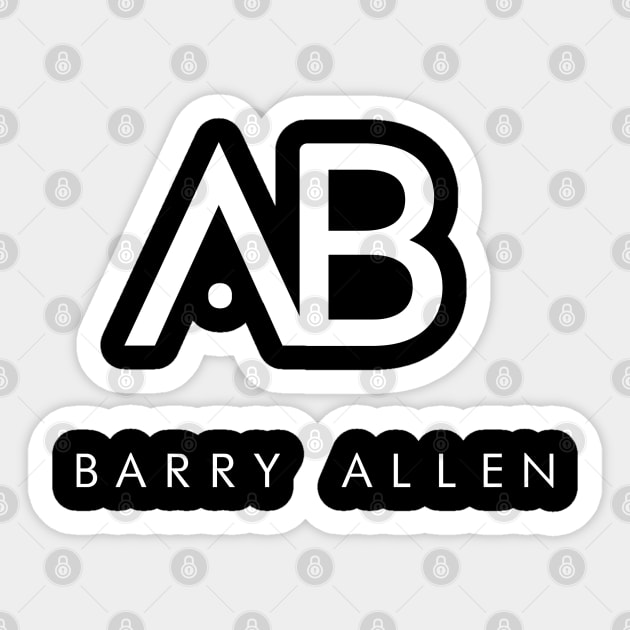 Barry Allen -The flash - arrowverse Sticker by lunareclipse.tp